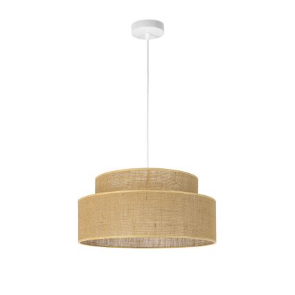 Hängeleuchte BOHO 1xE27/60W/230V beige