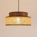 Hängeleuchte BOHO 1xE27/60W/230V braun/beige