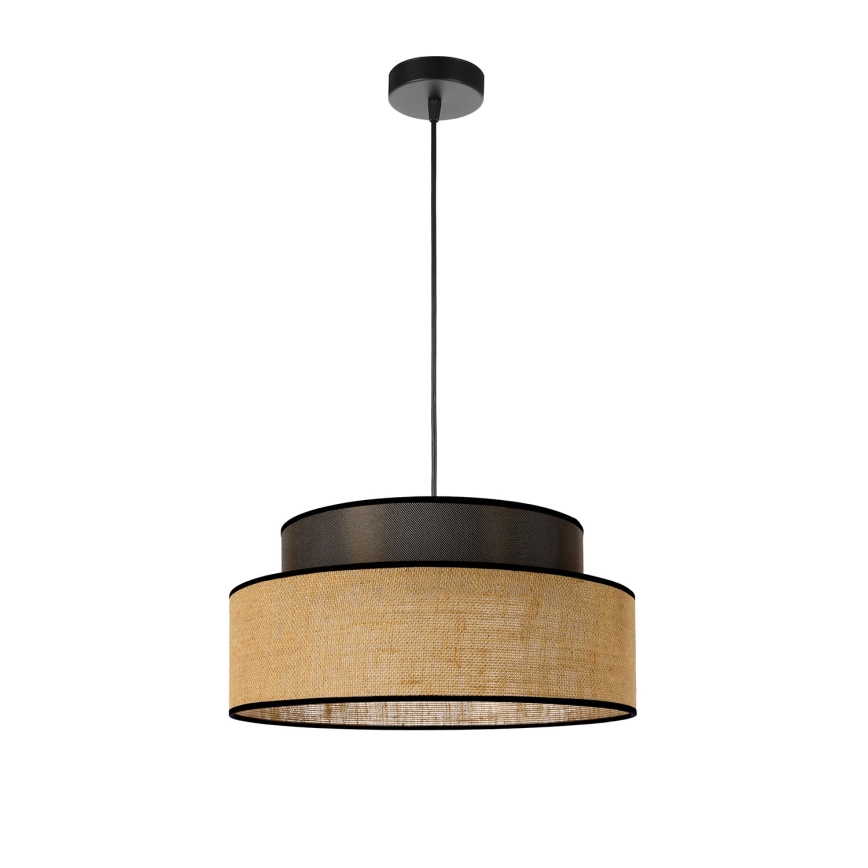 Hängeleuchte BOHO 1xE27/60W/230V braun/beige