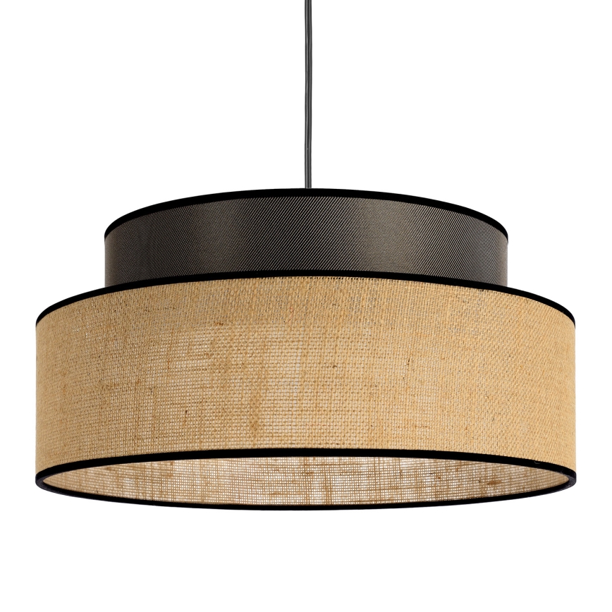 Hängeleuchte BOHO 1xE27/60W/230V braun/beige