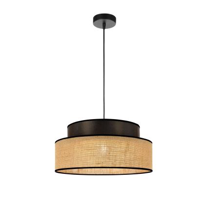 Hängeleuchte BOHO 1xE27/60W/230V braun/beige
