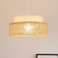 Hängeleuchte BOHO 1xE27/60W/230V cremefarben/beige