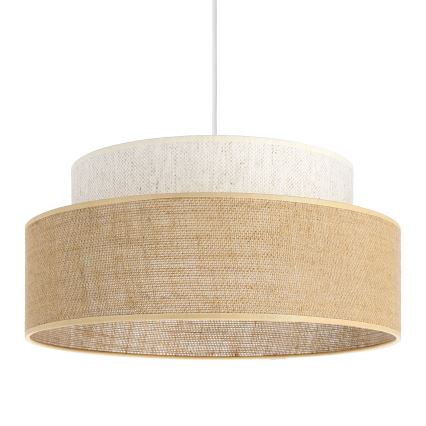 Hängeleuchte BOHO 1xE27/60W/230V cremefarben/beige