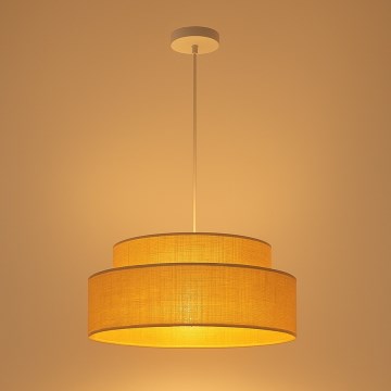 Hängeleuchte BOHO 1xE27/60W/230V d 40 cm beige