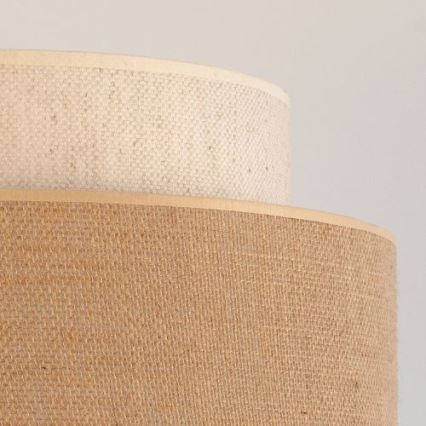 Hängeleuchte BOHO 1xE27/60W/230V d 40 cm cremefarben/beige