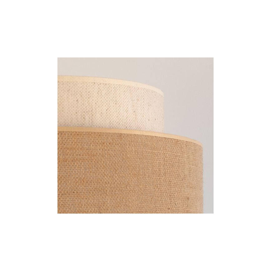 Hängeleuchte BOHO 1xE27/60W/230V d 40 cm cremefarben/beige