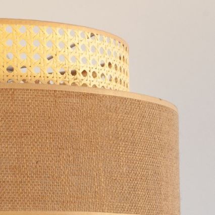 Hängeleuchte BOHO 1xE27/60W/230V d 40 cm Rattan