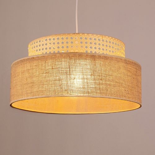 Hängeleuchte BOHO 1xE27/60W/230V Rattan