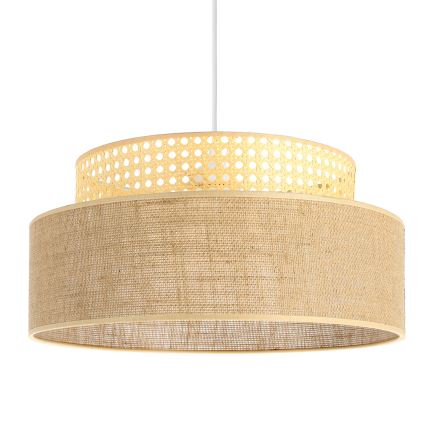 Hängeleuchte BOHO 1xE27/60W/230V Rattan
