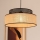 Hängeleuchte BOHO 1xE27/60W/230V schwarz/Rattan