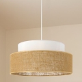 Hängeleuchte BOHO 1xE27/60W/230V weiß/beige