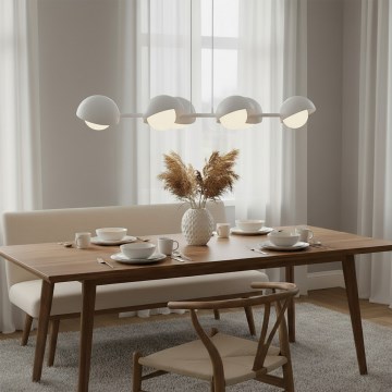 Hängeleuchte BOOM mit Kabel 6xG9/8W/230V weiß