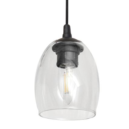 Hängeleuchte BRILLANT 1xE27/15W/230V durchsichtig