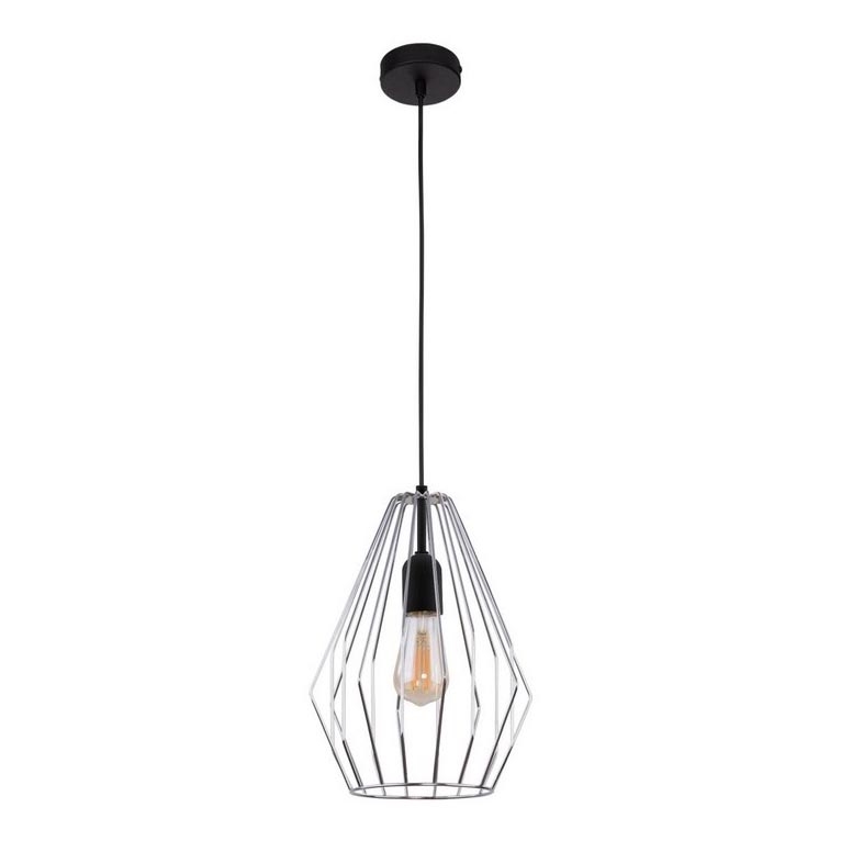 Hängeleuchte BRYLANT 1xE27/60W/230V glänzendes Chrom