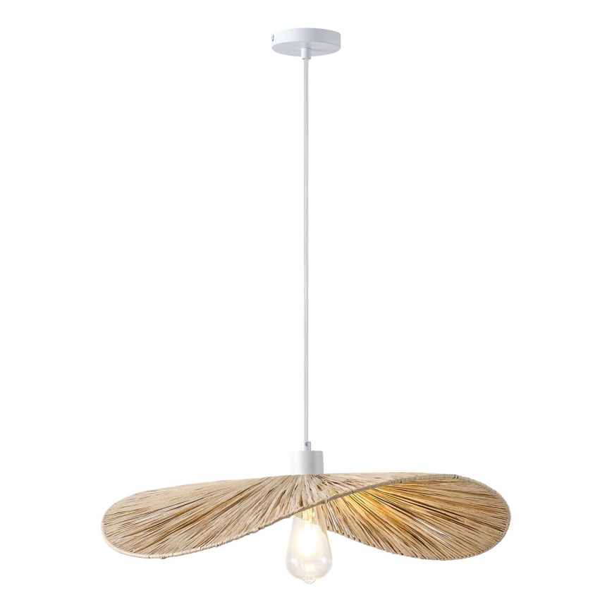 Hängeleuchte CALYPSO 1xE27/15W/230V d 55 cm Bambus