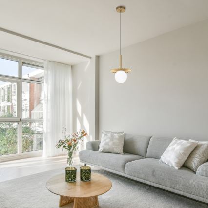 Hängeleuchte CHITA an Kabel 1xG9/5W/230V gold