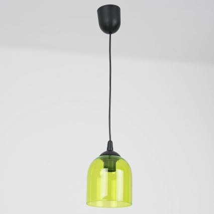 Hängeleuchte CHRIS 1xE27/60W/230V d 11 cm grün
