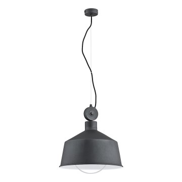Hängeleuchte CORA 1xE27/15W/230V grau