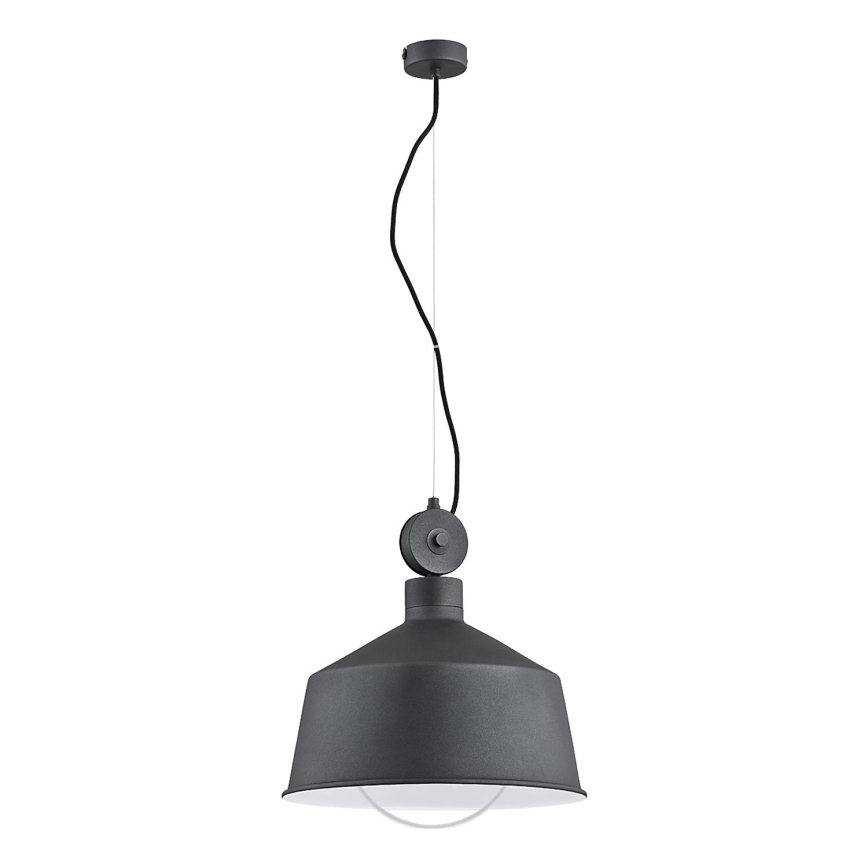 Hängeleuchte CORA 1xE27/15W/230V grau