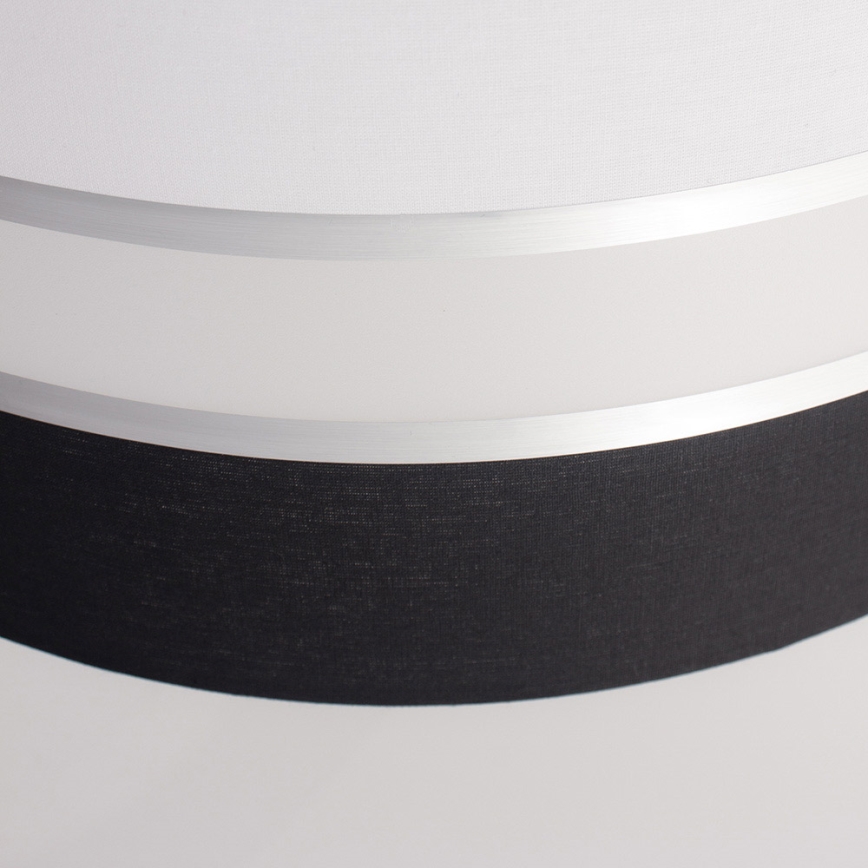 Hängeleuchte CORAL 1xE27/60W/230V schwarz-weiß