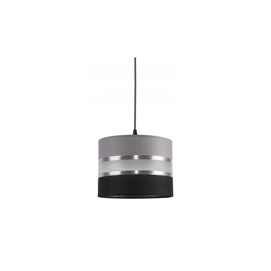 Hängeleuchte CORAL S 1xE27/60W/230V schwarz-grau