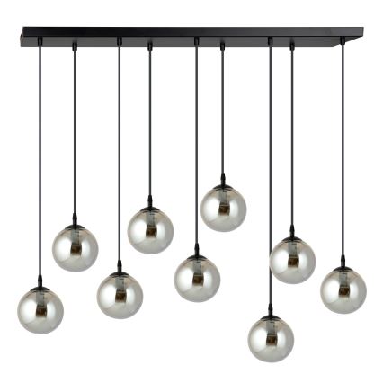 Hängeleuchte COSMO 9xE14/10W/230V schwarz/grau
