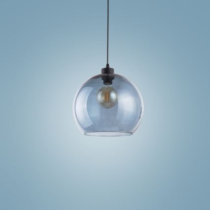 Hängeleuchte CUBUS 1xE27/60W/230V blau