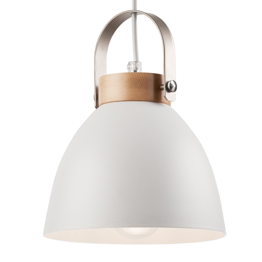 Hängeleuchte DANIELLE 1xE27/60W/230V Buche
