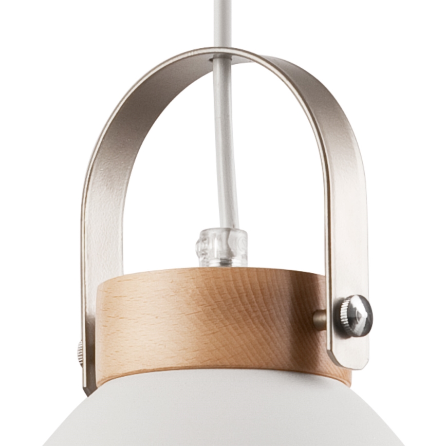 Hängeleuchte DANIELLE 1xE27/60W/230V Buche
