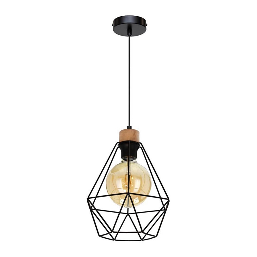 Hängeleuchte DIAMENT 1xE27/60W/230V Eiche
