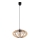 Hängeleuchte EARTH 1xE27/60W/230V schwarz/beige