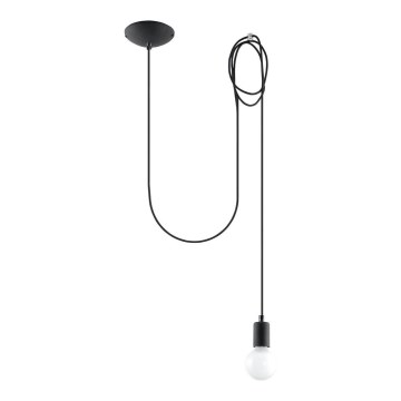 Hängeleuchte EDISON 1 1xE27/60W/230V Spinne schwarz