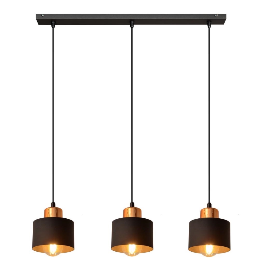 Hängeleuchte EDISON 3xE27/15W/230V