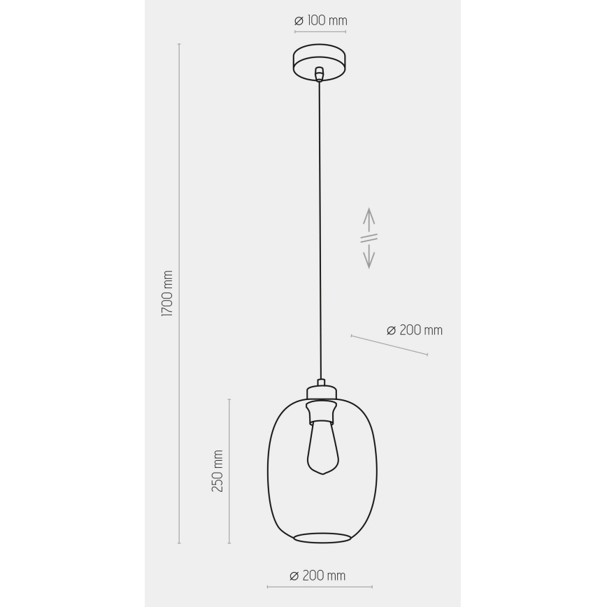 Hängeleuchte ELIO 1xE27/60W/230V rosa