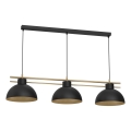 Hängeleuchte ESTATE 3xE27/15W/230V schwarz
