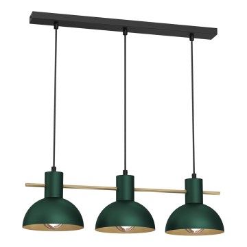 Hängeleuchte ESTATE MINI 3xE27/15W/230V grün