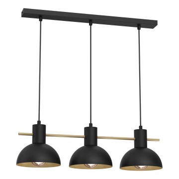 Hängeleuchte ESTATE MINI 3xE27/15W/230V schwarz