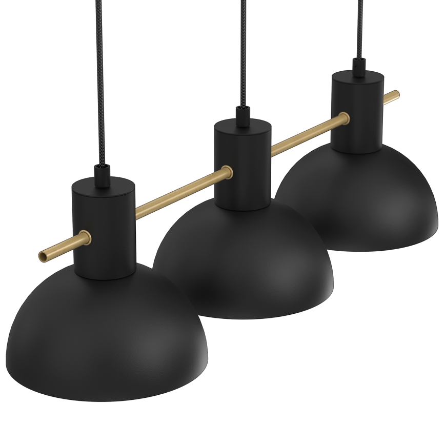 Hängeleuchte ESTATE MINI 3xE27/15W/230V schwarz