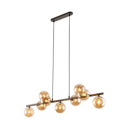 Hängeleuchte ESTERA 9xG9/6W/230V braun/rauchig beige