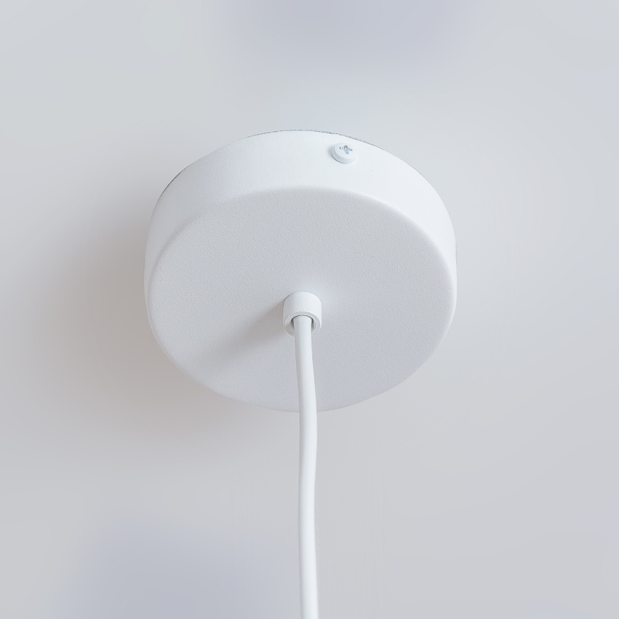 Hängeleuchte ETNA II an Kabel, 1x E27/15W/230V, Ø 18,5 cm, weiß