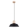 Hängeleuchte FANO 1xE27/15W/230V d 34 cm schwarz