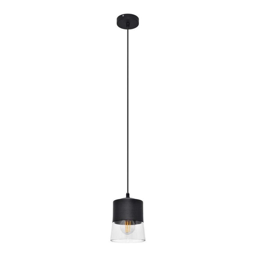 Hängeleuchte FERGIE 1xE27/15W/230V schwarz