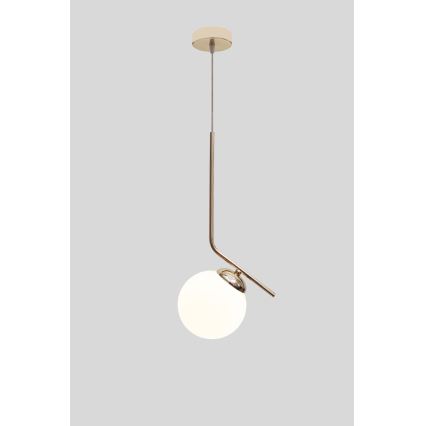 Hängeleuchte FIRA 1xE27/60W/230V golden