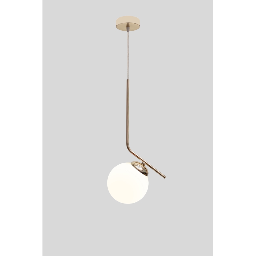 Hängeleuchte FIRA 1xE27/60W/230V golden