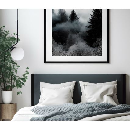 Hängeleuchte FIRA 1xE27/60W/230V schwarz