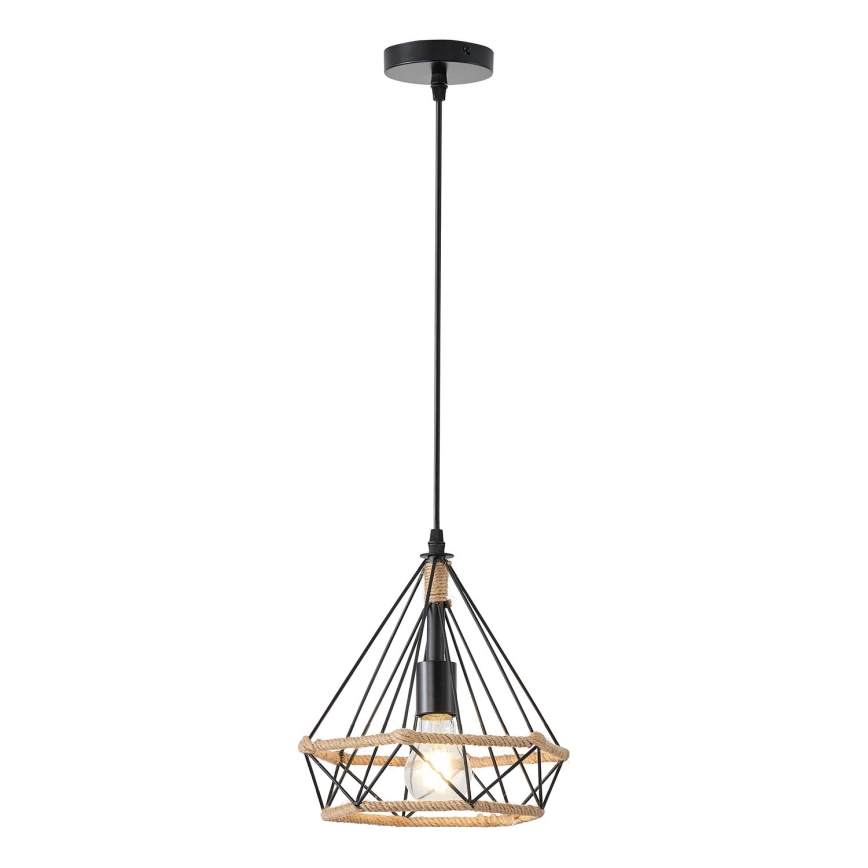 Hängeleuchte FLARE 1xE27/15W/230V d 25 cm beige