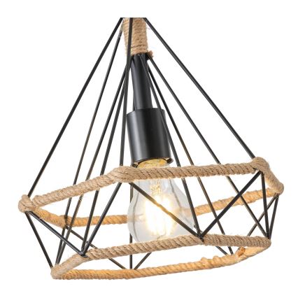 Hängeleuchte FLARE 1xE27/15W/230V d 25 cm beige