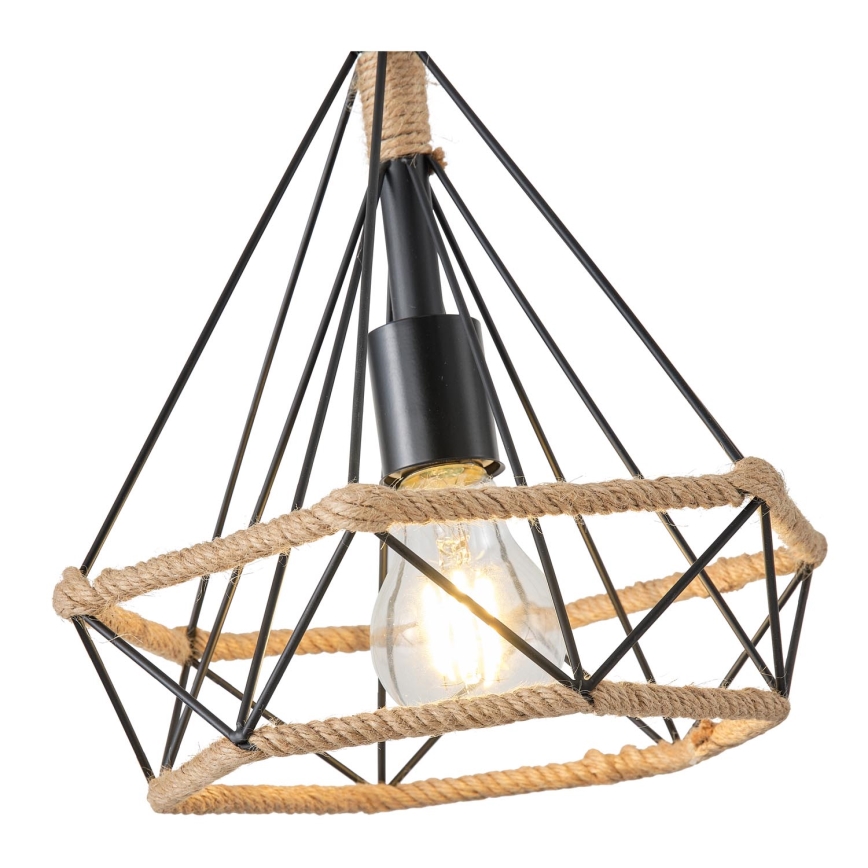 Hängeleuchte FLARE 1xE27/15W/230V d 25 cm beige