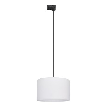 Hängeleuchte für 1-Phasen-Schienensystem TRACER 1xE27/15W/230V d 38 cm schwarz/weiß