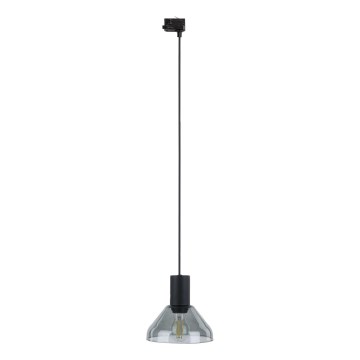 Hängeleuchte für 3-Phasen-Schienensystem NEO 1xE27/15W/230V schwarz/rauchig schwarz